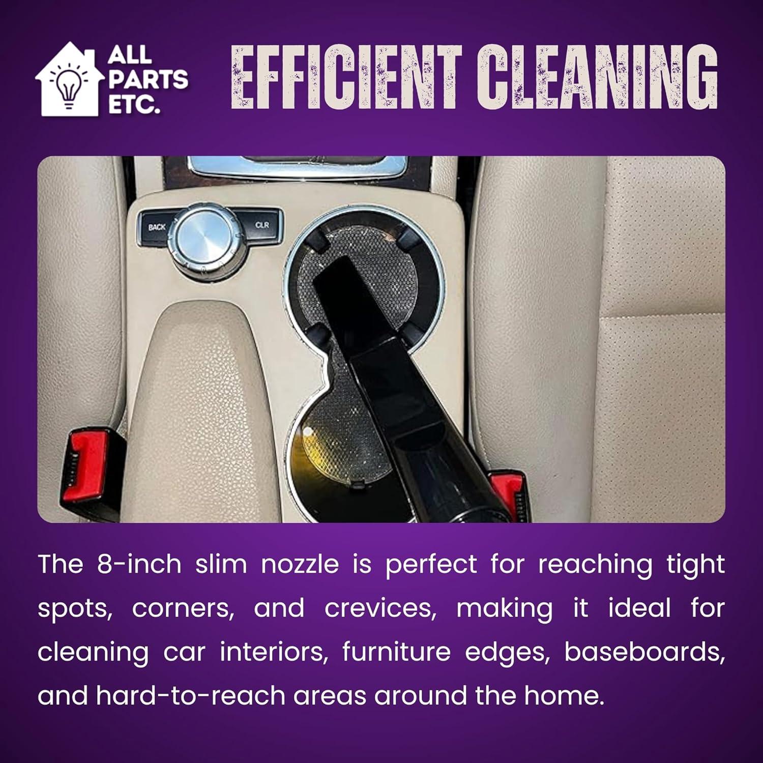 image:image125 Vacuum Floor Brush Attachment 10 Wide Soft Bristles with Two Adapters for 1375 amp 15 Compatibility Fits many Shop Vac Shark Hoover Eureka Dirt Devil Miele Oreck and MoreCrevice Tool 9