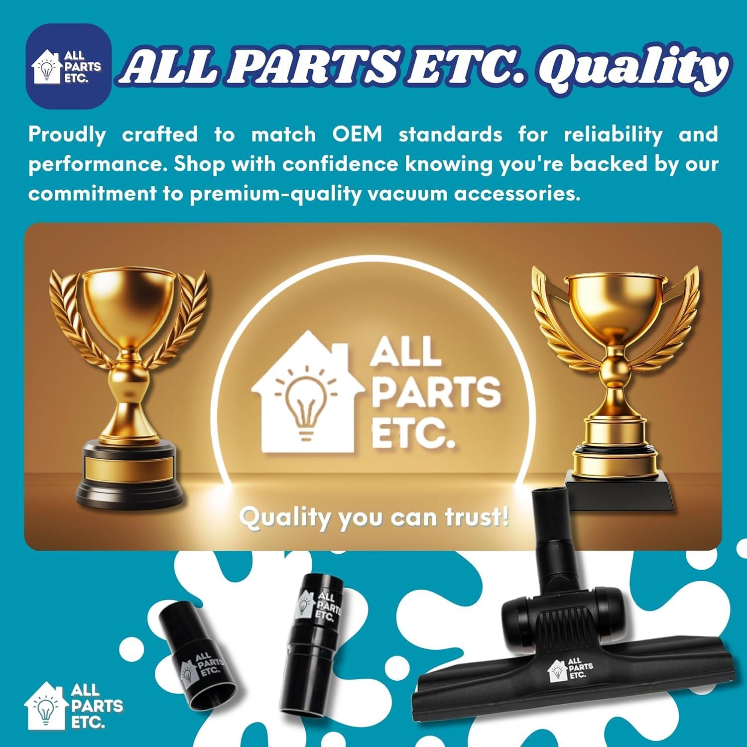 image:image125 Vacuum Floor Brush Attachment 10 Wide Soft Bristles with Two Adapters for 1375 amp 15 Compatibility Fits many Shop Vac Shark Hoover Eureka Dirt Devil Miele Oreck and MoreGulper Tool