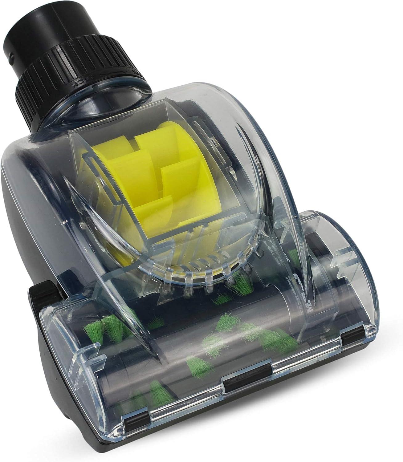 image:image125 Vacuum Floor Brush Attachment 10 Wide Soft Bristles with Two Adapters for 1375 amp 15 Compatibility Fits many Shop Vac Shark Hoover Eureka Dirt Devil Miele Oreck and More5Pack Turbo