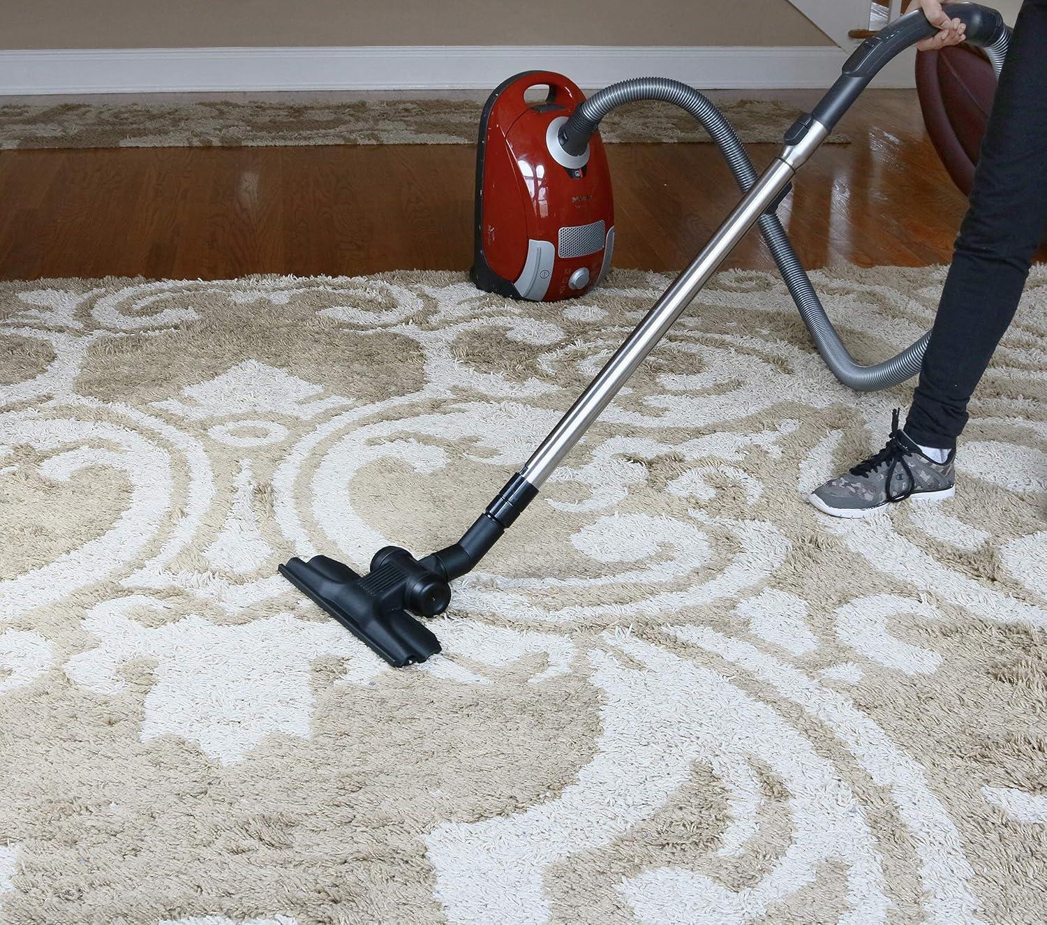 image:image125 Vacuum Floor Brush Attachment 10 Wide Soft Bristles with Two Adapters for 1375 amp 15 Compatibility Fits many Shop Vac Shark Hoover Eureka Dirt Devil Miele Oreck and More5Pack Deluxe