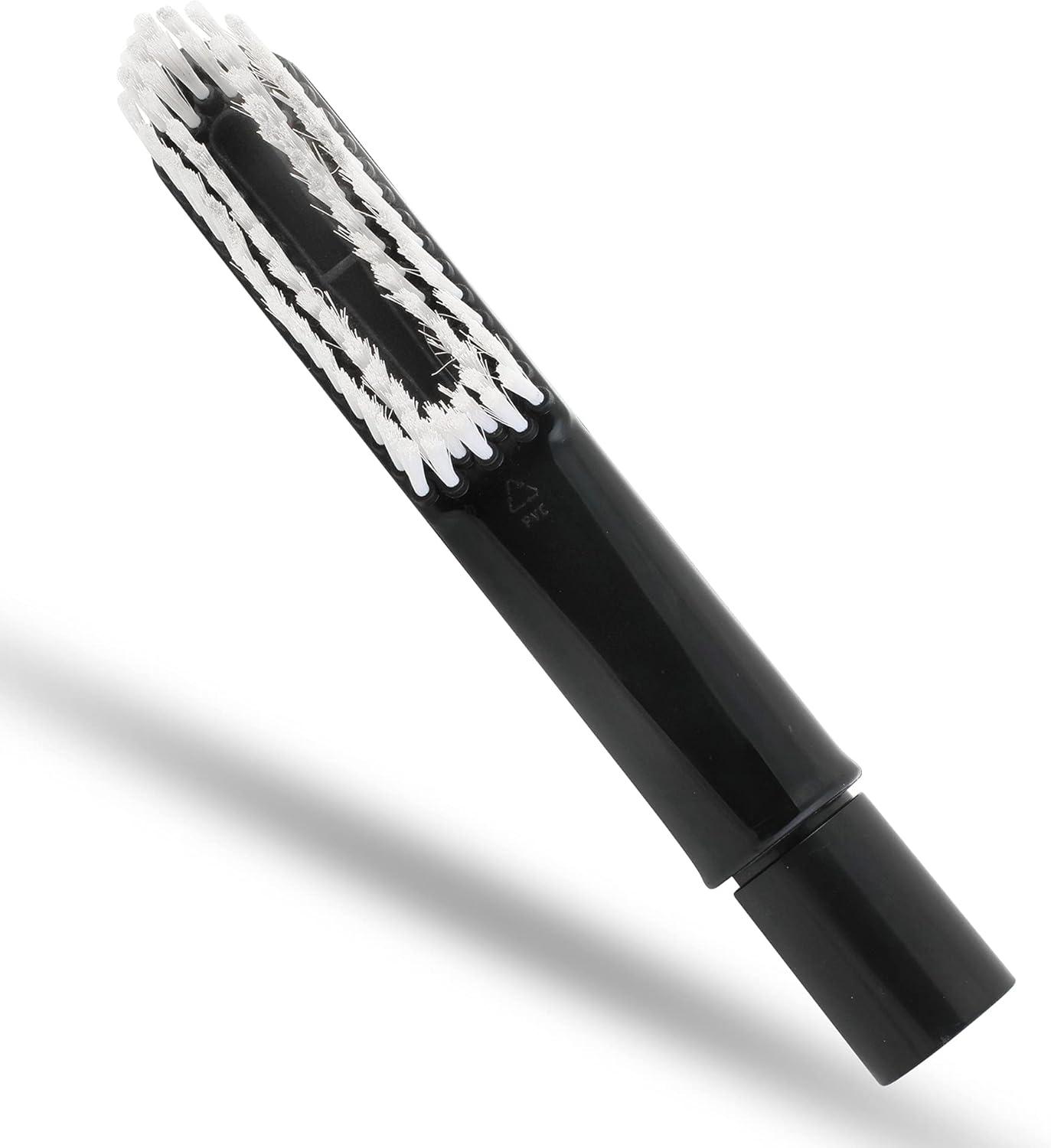 image:image125 Vacuum Floor Brush Attachment 10 Wide Soft Bristles with Two Adapters for 1375 amp 15 Compatibility Fits many Shop Vac Shark Hoover Eureka Dirt Devil Miele Oreck and MoreLint Hair Brush