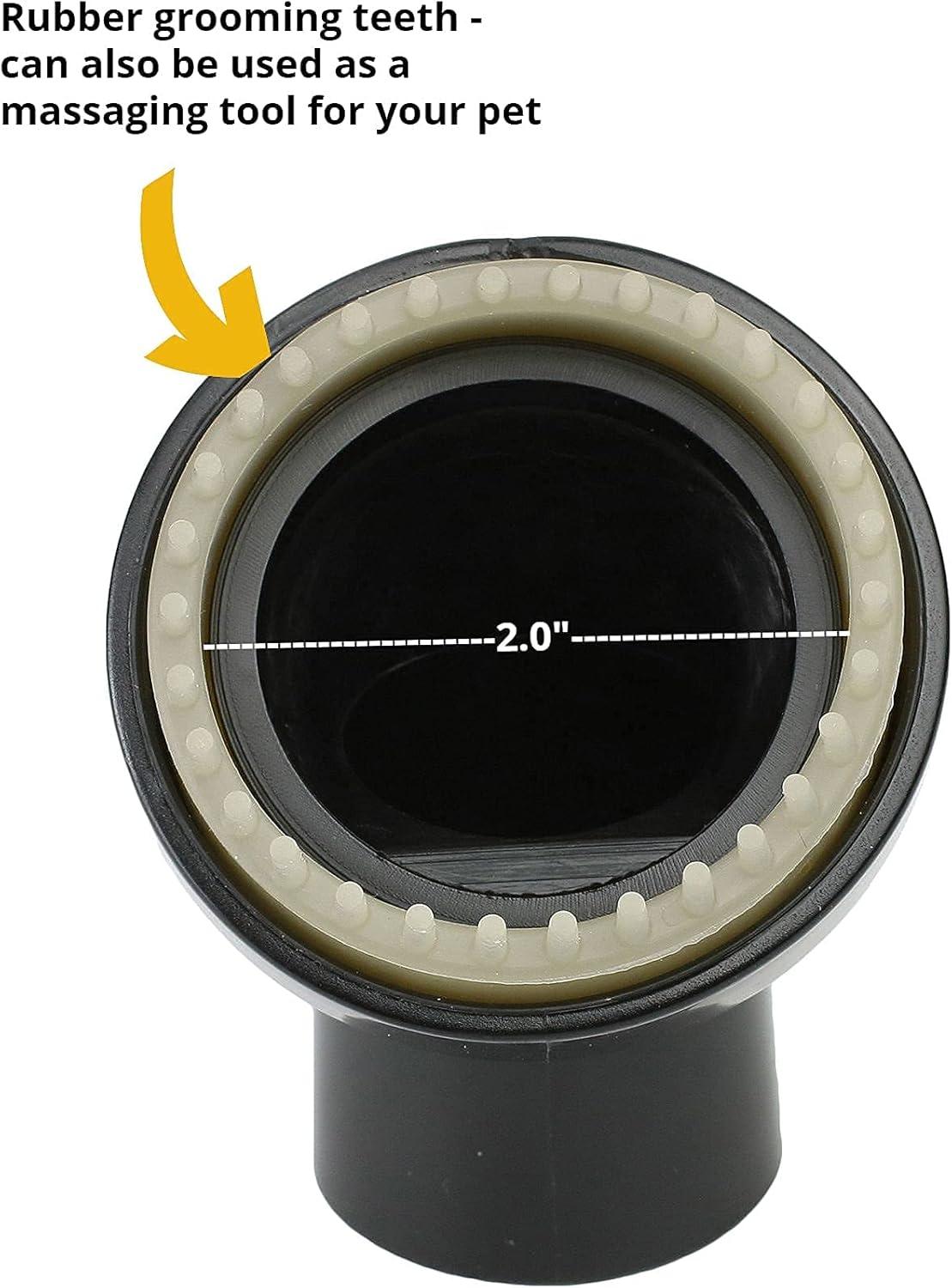 image:image125 Vacuum Floor Brush Attachment 10 Wide Soft Bristles with Two Adapters for 1375 amp 15 Compatibility Fits many Shop Vac Shark Hoover Eureka Dirt Devil Miele Oreck and MorePet Brush