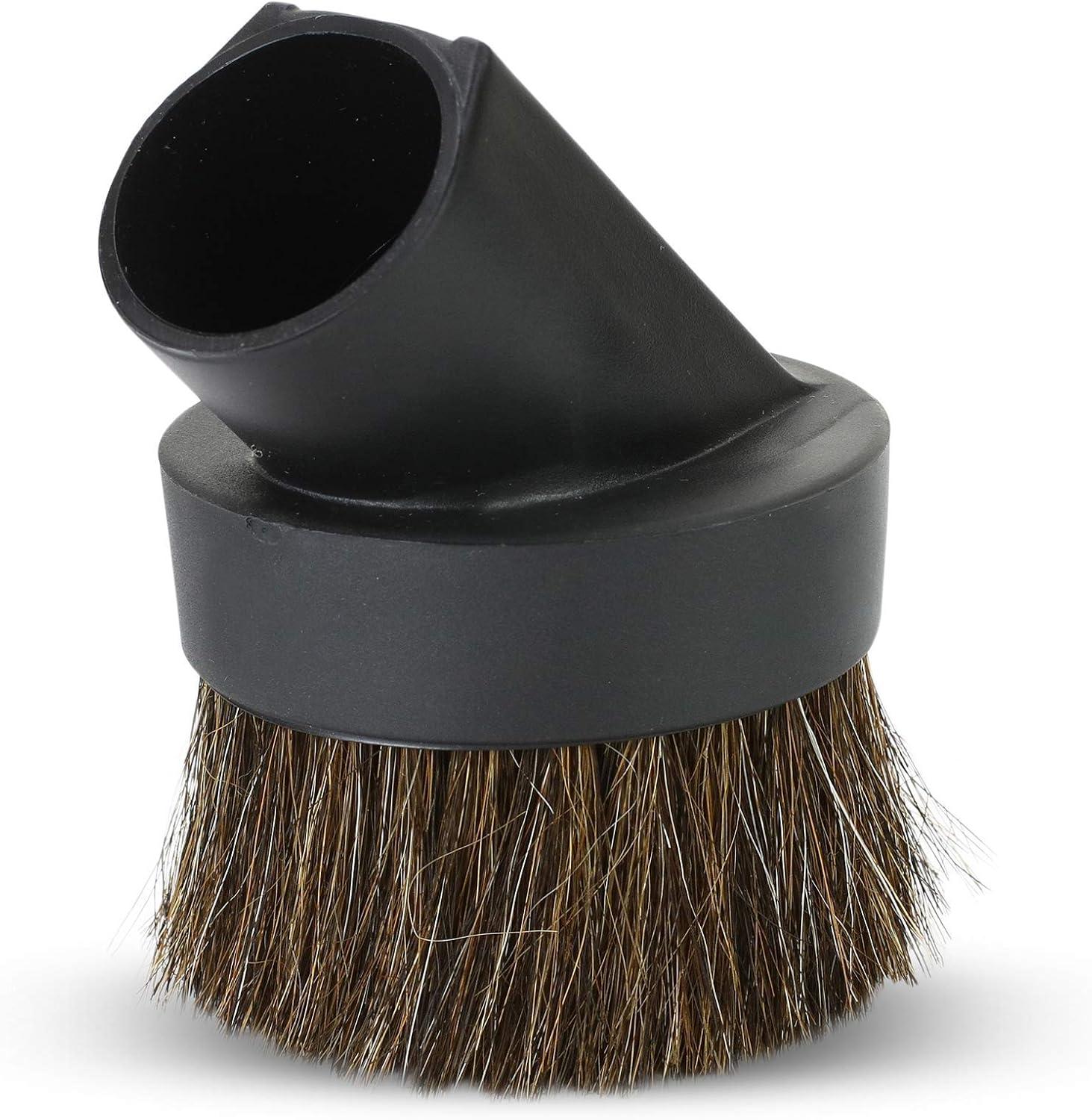 image:image125 Vacuum Floor Brush Attachment 10 Wide Soft Bristles with Two Adapters for 1375 amp 15 Compatibility Fits many Shop Vac Shark Hoover Eureka Dirt Devil Miele Oreck and More6Pack Mop