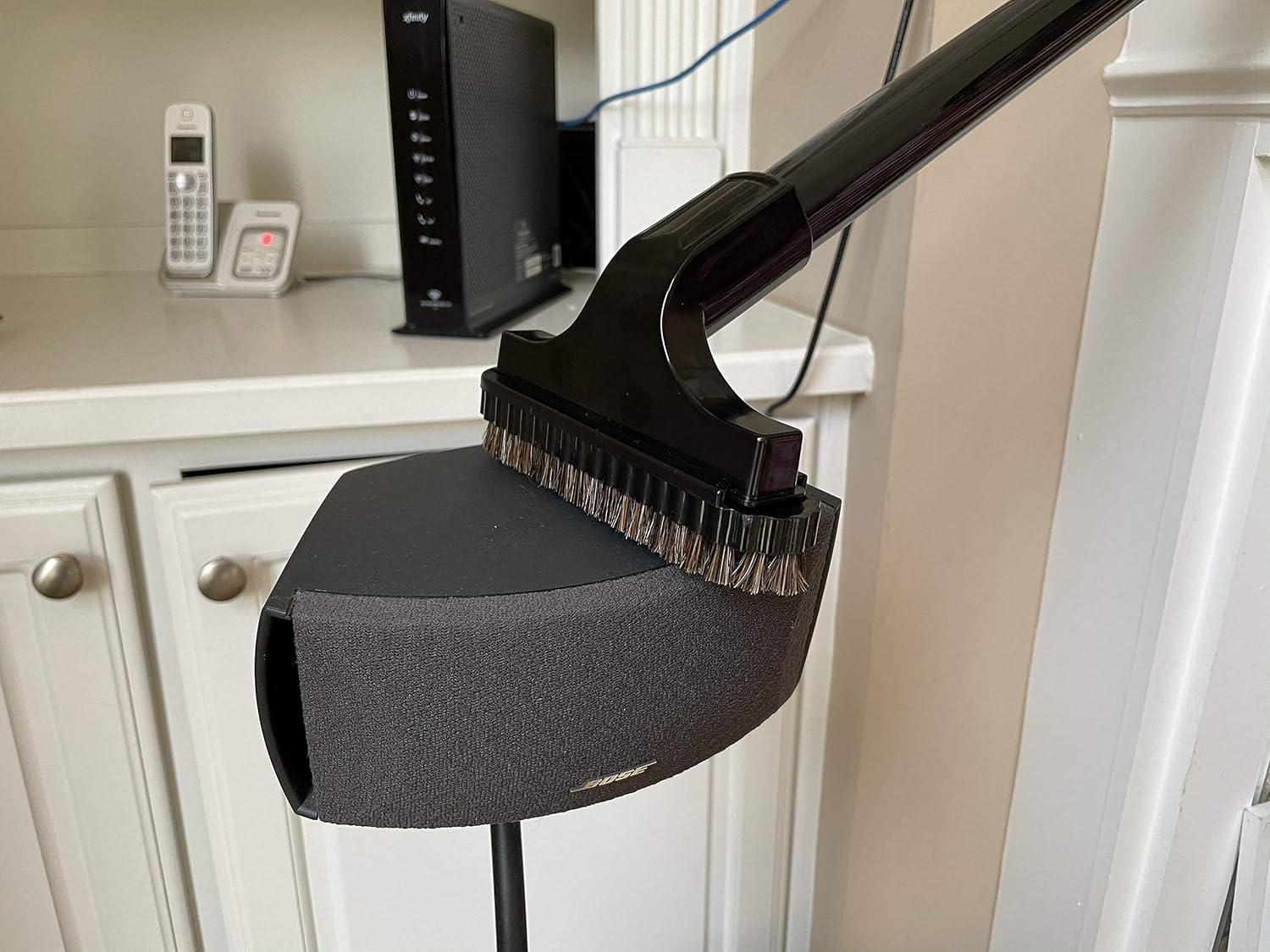 image:image125 Vacuum Floor Brush Attachment 10 Wide Soft Bristles with Two Adapters for 1375 amp 15 Compatibility Fits many Shop Vac Shark Hoover Eureka Dirt Devil Miele Oreck and MoreUpholstery Brush