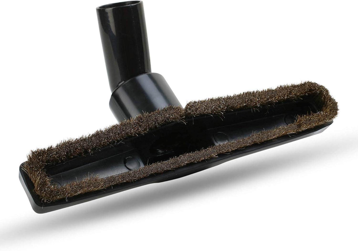image:image125 Vacuum Floor Brush Attachment 10 Wide Soft Bristles with Two Adapters for 1375 amp 15 Compatibility Fits many Shop Vac Shark Hoover Eureka Dirt Devil Miele Oreck and MoreFloor Brush 10