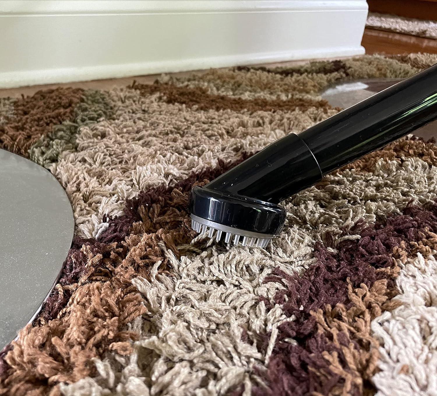 image:image125 Vacuum Floor Brush Attachment 10 Wide Soft Bristles with Two Adapters for 1375 amp 15 Compatibility Fits many Shop Vac Shark Hoover Eureka Dirt Devil Miele Oreck and MorePet Brush
