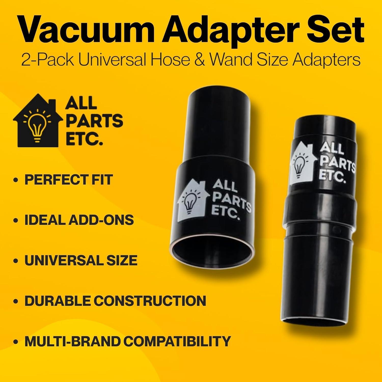 image:image125 Vacuum Floor Brush Attachment 10 Wide Soft Bristles with Two Adapters for 1375 amp 15 Compatibility Fits many Shop Vac Shark Hoover Eureka Dirt Devil Miele Oreck and More5Pack Pets