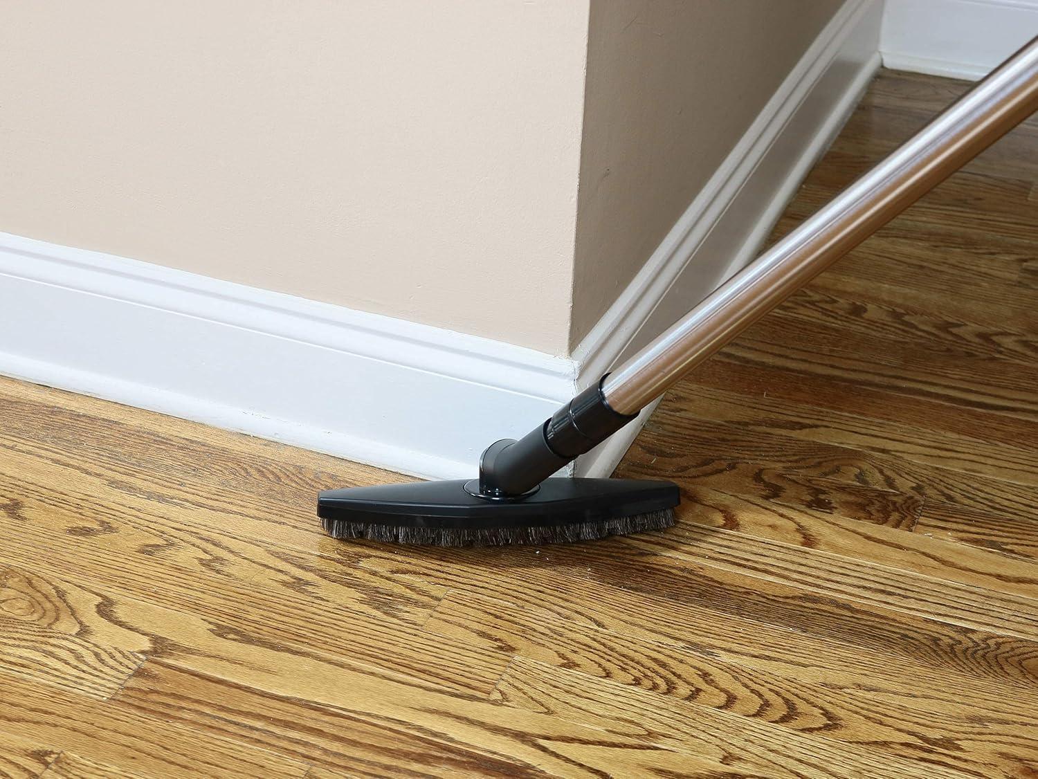 image:image125 Vacuum Floor Brush Attachment 10 Wide Soft Bristles with Two Adapters for 1375 amp 15 Compatibility Fits many Shop Vac Shark Hoover Eureka Dirt Devil Miele Oreck and More5Pack Turbo