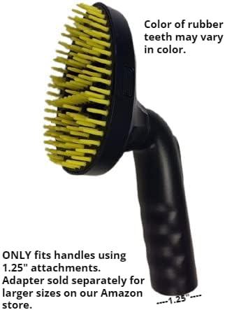 image:image125 Vacuum Floor Brush Attachment 10 Wide Soft Bristles with Two Adapters for 1375 amp 15 Compatibility Fits many Shop Vac Shark Hoover Eureka Dirt Devil Miele Oreck and MorePet Grooming Tool