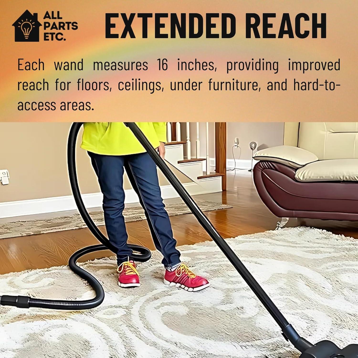 image:image125 Vacuum Floor Brush Attachment 10 Wide Soft Bristles with Two Adapters for 1375 amp 15 Compatibility Fits many Shop Vac Shark Hoover Eureka Dirt Devil Miele Oreck and More3 Pack
