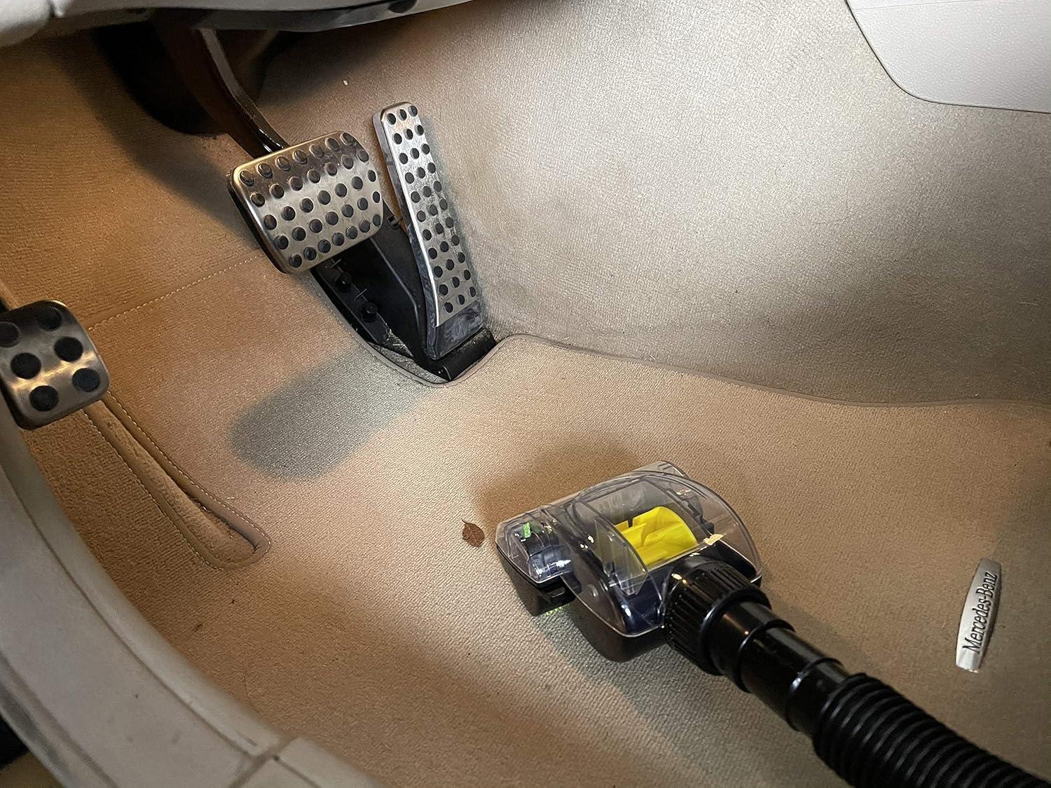 image:image125 Vacuum Floor Brush Attachment 10 Wide Soft Bristles with Two Adapters for 1375 amp 15 Compatibility Fits many Shop Vac Shark Hoover Eureka Dirt Devil Miele Oreck and More5Pack Turbo