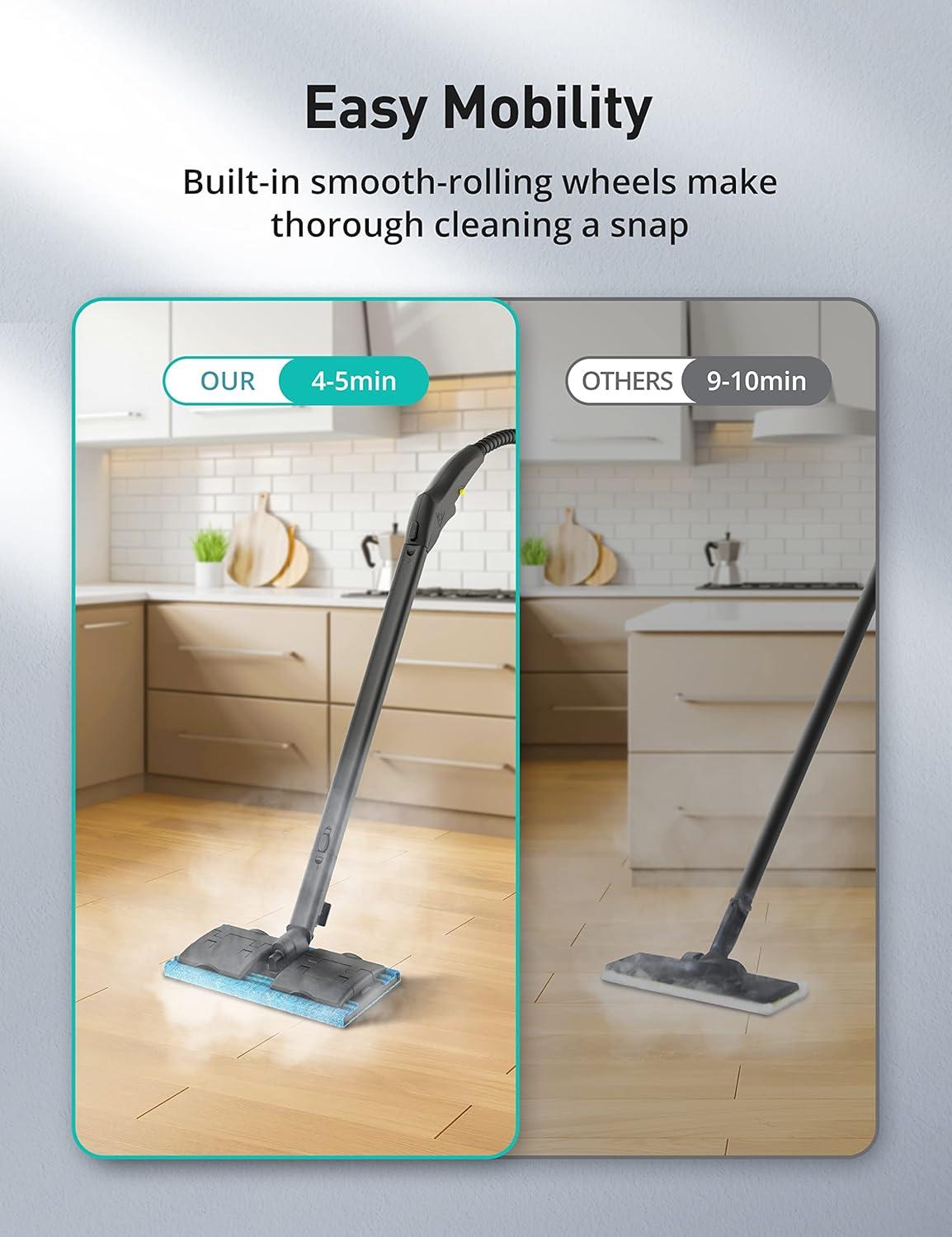 image:imageAspiron CA019LVUS1 Steam Cleaner Brush Heads Fit for ASCA019 ASCA030 3 Nylon Brush Heads and 3 Stainless Steel Brush Heads
