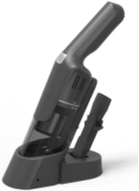 image:imageAspiron Cordless Handheld Vacuum 24KPA Powerful Car Vacuum 2Speed 2 Charging Methods Wireless Charger Ergonomic Handle Portable Rechargeable Vacuum Cleaner for Car Home Cream WhiteBlack Gold