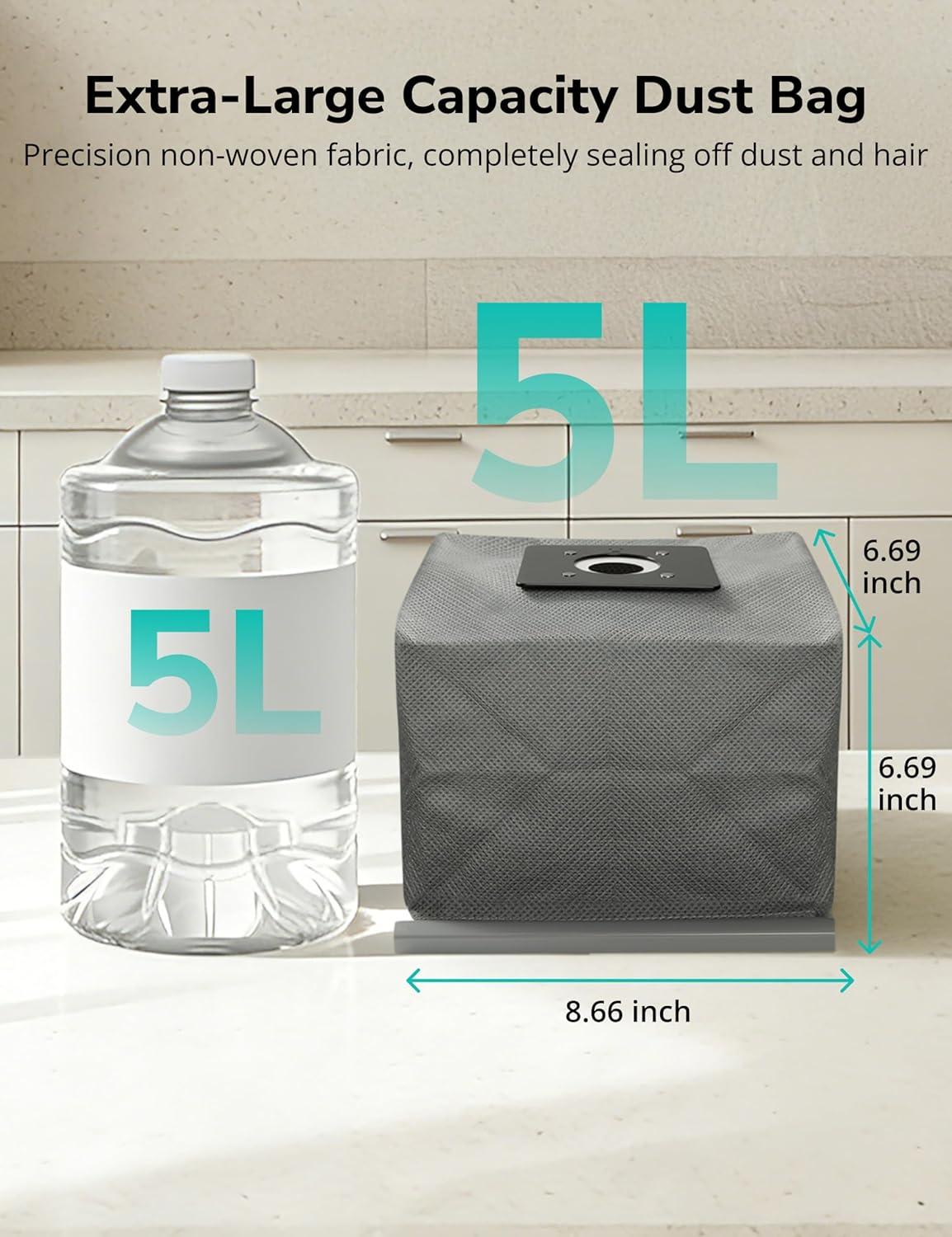 image:imageCanister Vacuum1700W45KPA Bagged Vacuum Cleaner5L Large CapacityAuto Cord RewindHEPA FilterLow Noise8M Cleaning RadiusVariable Power ControlEasy to PushHard FloorPetCarpetCeruleanCerulean