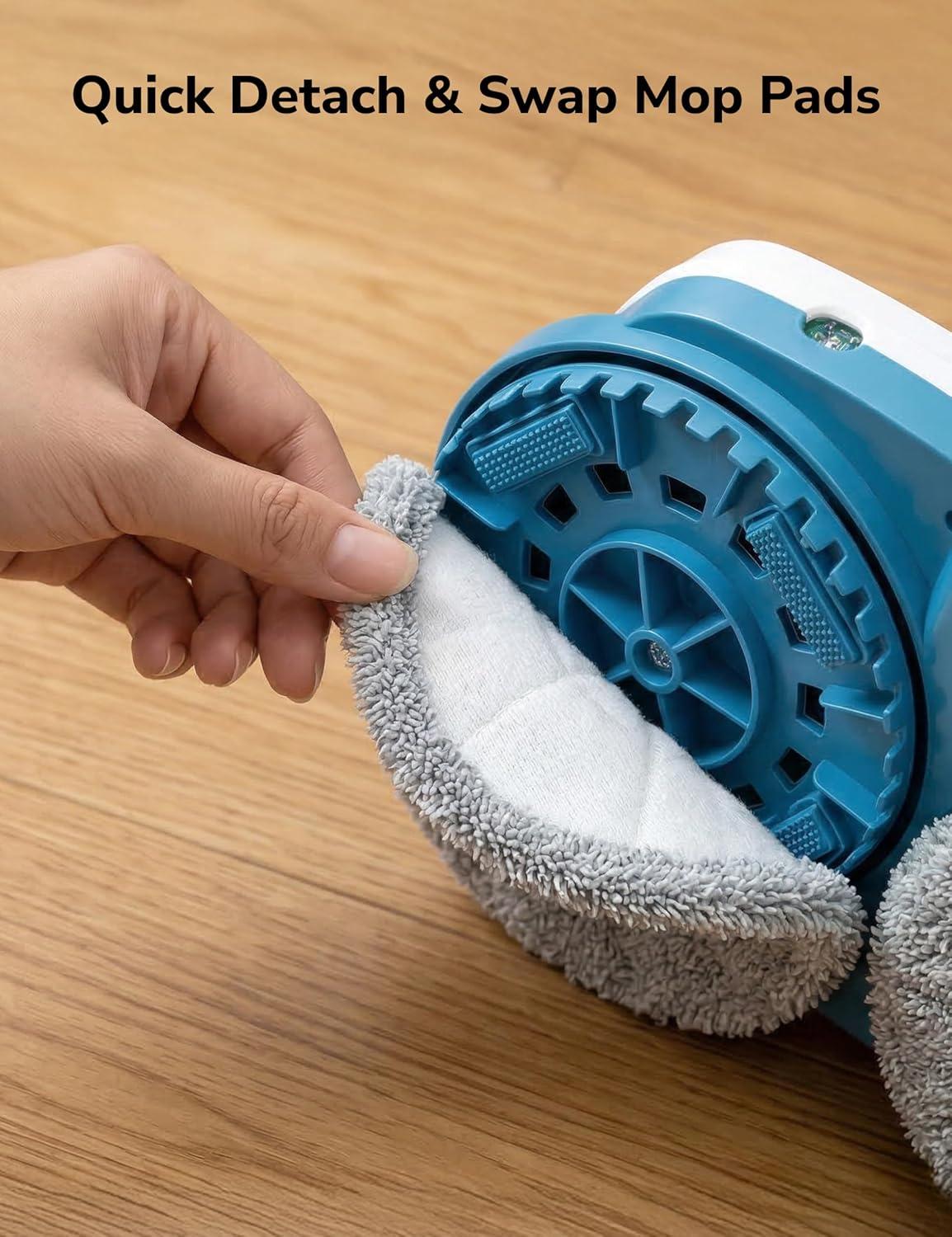 image:imageSteam Mop10in1 Scrub Mop amp Handheld Steamer15s HeatupMultifunctional Electric Cleaner for Home UseHard Floor Cleaner2 ModesLed LightRemovable 500ML Water TankCarpetsFloorsCarsTilesCrackBlue