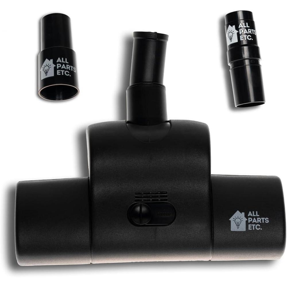 image:image125 Vacuum Floor Brush Attachment 10 Wide Soft Bristles with Two Adapters for 1375 amp 15 Compatibility Fits many Shop Vac Shark Hoover Eureka Dirt Devil Miele Oreck and MoreCarpet Brush