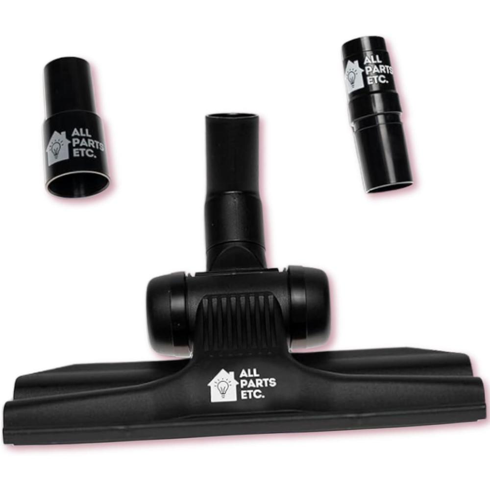 image:image125 Vacuum Floor Brush Attachment 10 Wide Soft Bristles with Two Adapters for 1375 amp 15 Compatibility Fits many Shop Vac Shark Hoover Eureka Dirt Devil Miele Oreck and MoreGulper Tool
