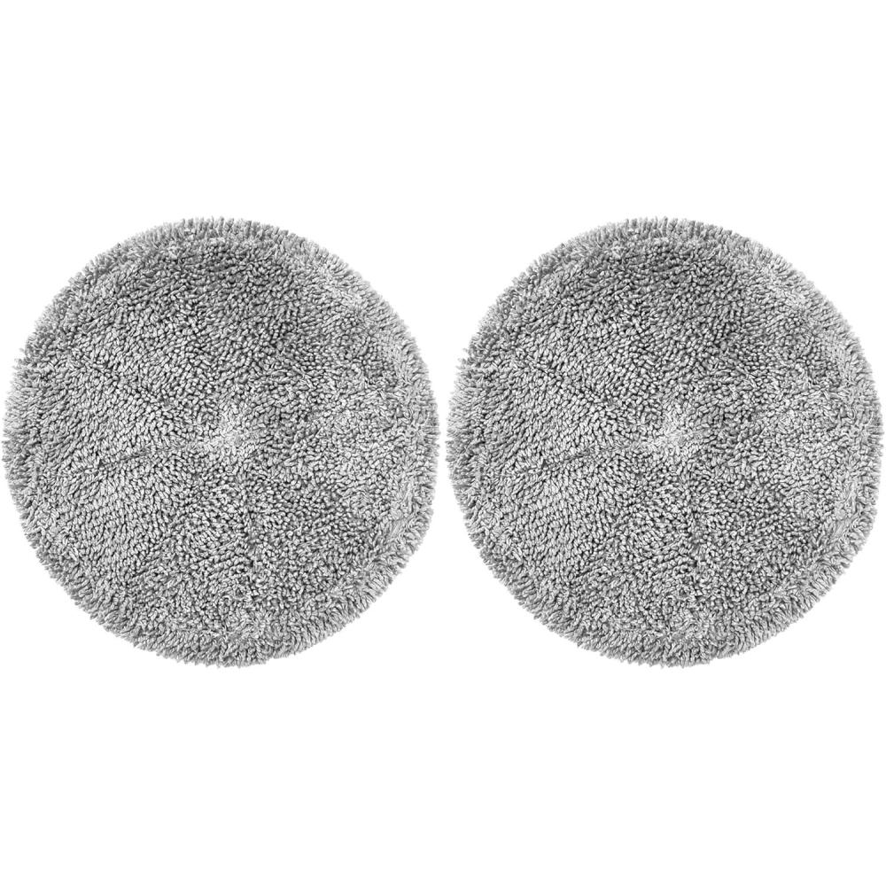 image:imageAspiron 2 Pack Replacuable Washable amp Reusable Mop Pads ASCA053 Steam Mop Microfiber Floor PadsCloths for Floor Cleaning Scrubbing and Floor Caring
