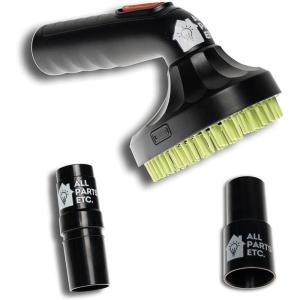 image:image125 Vacuum Floor Brush Attachment  10 Wide Soft Bristles with Two Adapters for 1375 amp 15 Compatibility Fits many Shop Vac Shark Hoover Eureka Dirt Devil Miele Oreck and MorePet Grooming Tool