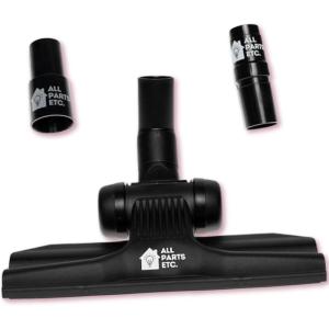 image:image125 Vacuum Floor Brush Attachment  10 Wide Soft Bristles with Two Adapters for 1375 amp 15 Compatibility Fits many Shop Vac Shark Hoover Eureka Dirt Devil Miele Oreck and MoreGulper Tool
