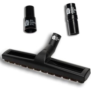 image:image125 Vacuum Floor Brush Attachment  10 Wide Soft Bristles with Two Adapters for 1375 amp 15 Compatibility Fits many Shop Vac Shark Hoover Eureka Dirt Devil Miele Oreck and MoreFloor Brush 14