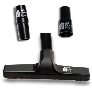 image:image125 Vacuum Floor Brush Attachment  10 Wide Soft Bristles with Two Adapters for 1375 amp 15 Compatibility Fits many Shop Vac Shark Hoover Eureka Dirt Devil Miele Oreck and MoreFloor Brush 10