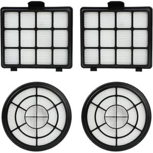 image:imageAspiron 2 Set Replacement Inlet amp Ouelet HEPAH12 Filter Part for ASCA033 Canister Vacuum Cleaner Filter Washable Vacuum Cleaner HEPA Style Filter Fits 2 Pack
