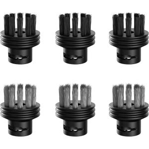 image:imageAspiron CA019LVUS1 Steam Cleaner Brush Heads Fit for ASCA019 ASCA030 3 Nylon Brush Heads and 3 Stainless Steel Brush Heads