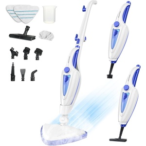 image:imageAspiron 12in1 Steam Mop Fast 15Sec HeatUp 1500W Detachable Handheld Steam Cleaner with 2 Dirt Grip Pads Removes 9999 Stubborn Stains for Hardwood Floors Windows Tiles Furniture SapphireSapphire